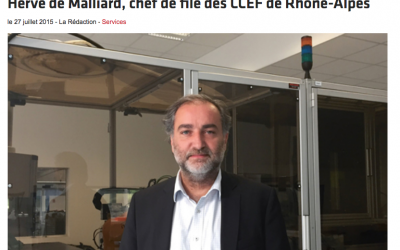 Hervé de Malliard chef de file des CCEF de Rhône-Alpes