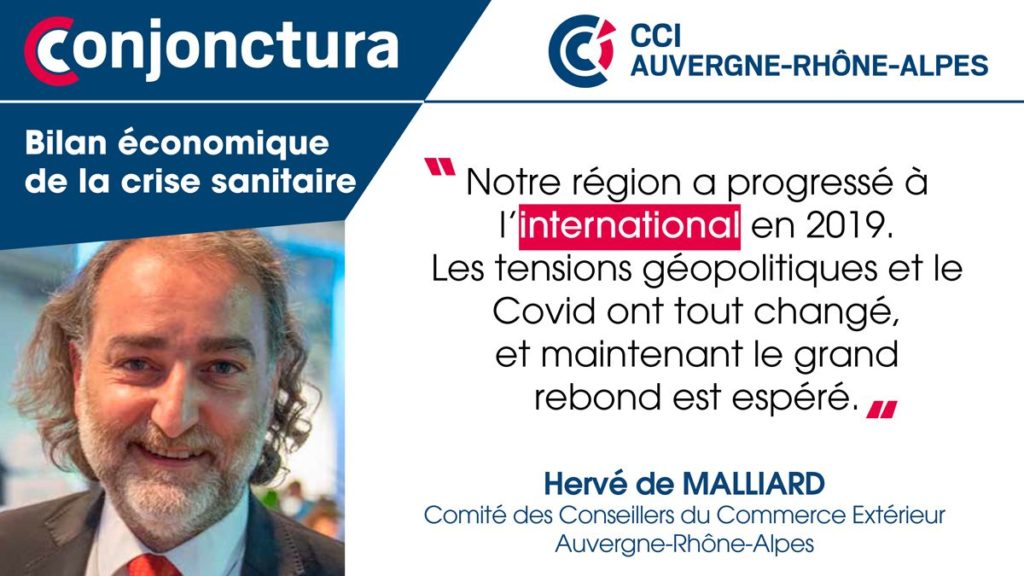 Interview de Hervé de Malliard pour Conjonctura - CCI Auvergne - Rhône-Alpes