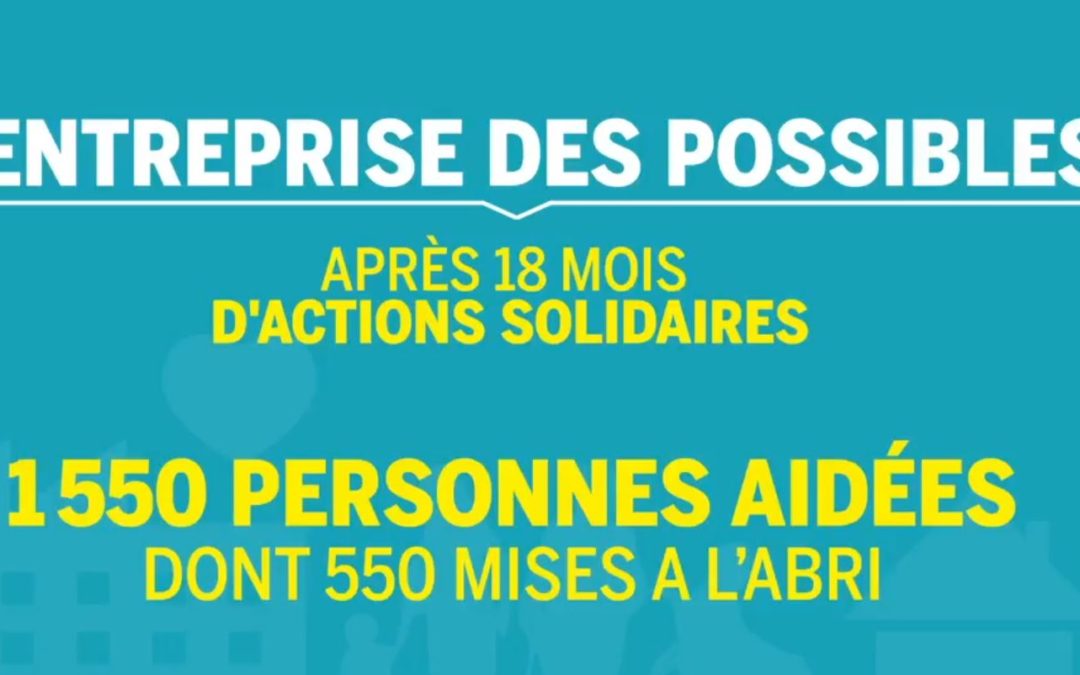 Conférence de presse annuelle de l’Entreprise des Possibles en virtuel