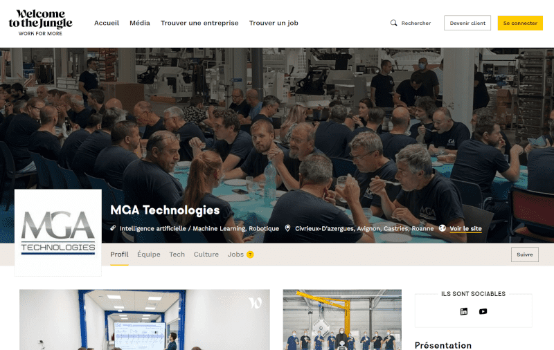 MGA Technologies recrute - Espace recrutement