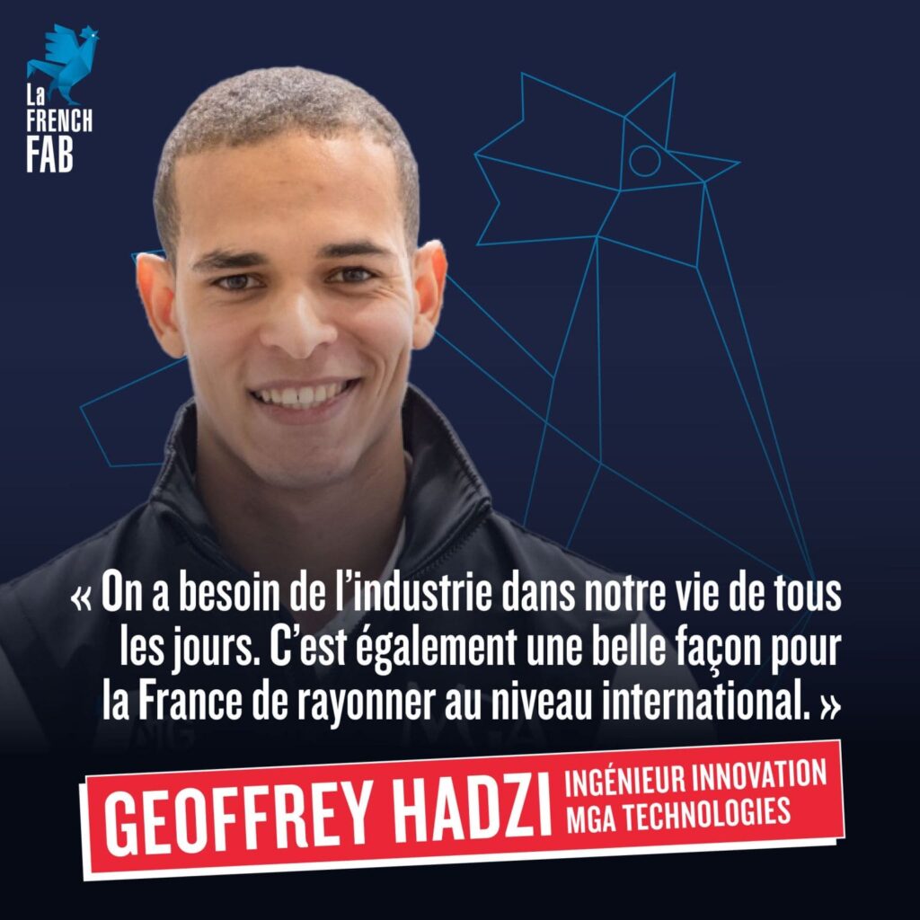 Interview de Geoffrey Hadzi, ingénieur innovation chez MGA Technologies par La French Fab