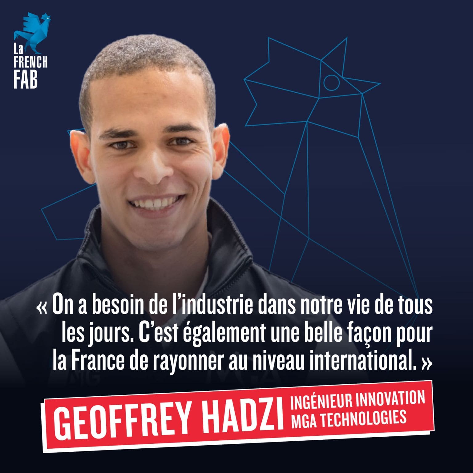 Interview de Geoffrey Hadzi, ingénieur innovation chez MGA Technologies par La French Fab