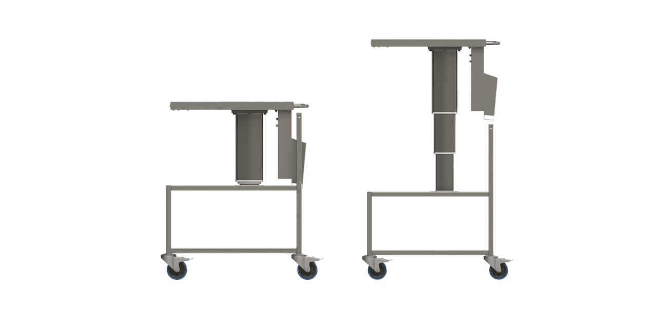 Chariot Inox ergonomique