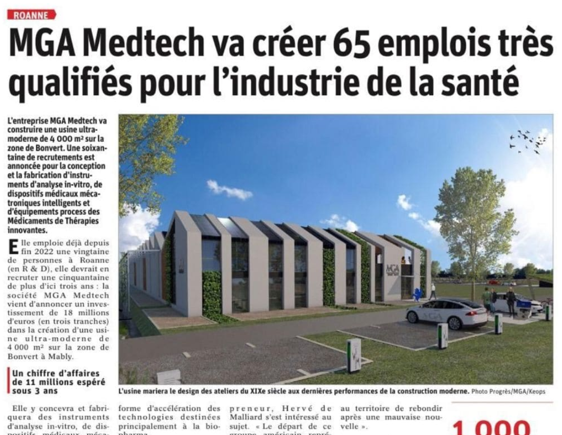 Le projet MGA MedTech fait parler de lui ! Merci à tous !